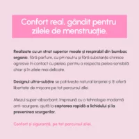 Absorbante de zi din Bumbac Organic - imagine 5