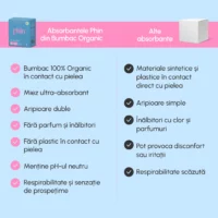 Absorbante de noapte din Bumbac Organic - imagine 3