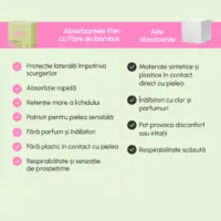 Absorbante de zi cu fibre de Bambus - imagine 3